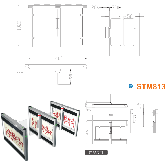 桃江县速通门STM813