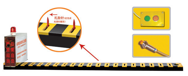 桃江县V3嵌入式闯岗自动扎胎器/阻车器